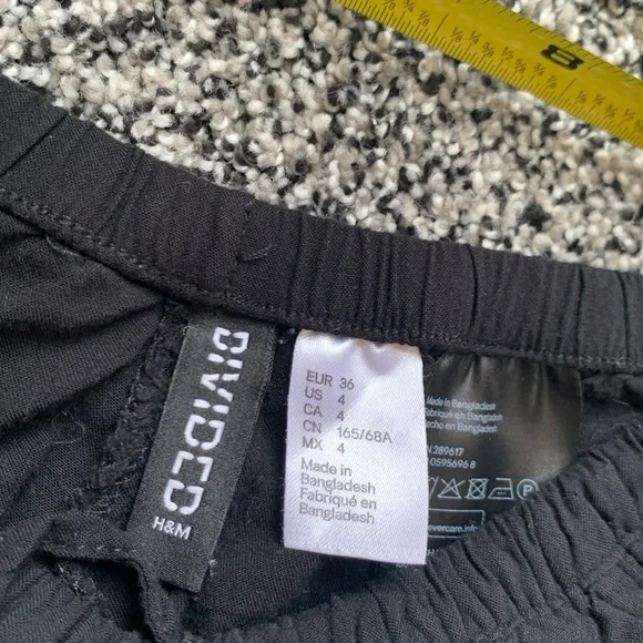 Black Viscose Shorts - Picture 5 of 6